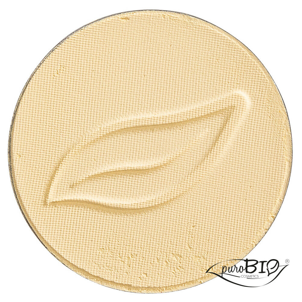 Purobio Cosmetics ombretto 11 giallo polvere occhi in cialda Biologico vegano
