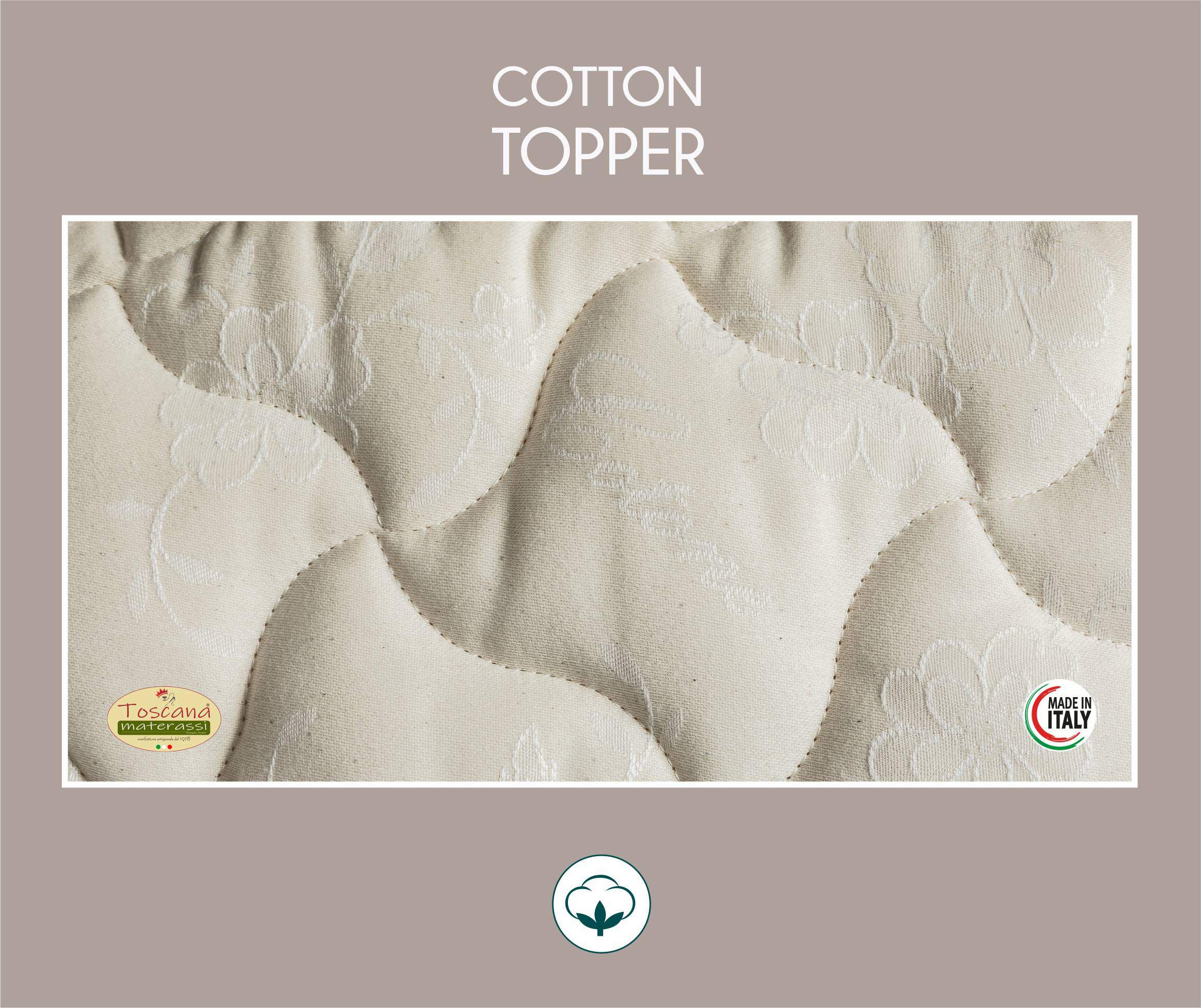 100% natural COTTON topper (steady)