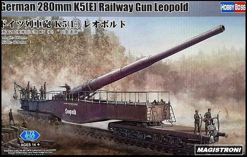 GERMAN 200mm K5(E) RAILWAY GUN LEOPOLD
