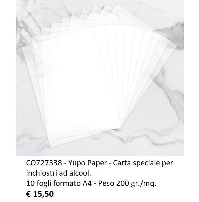 Inchiostri ad alcool - Accessori - CO727338 "YUPO Paper" carta speciale