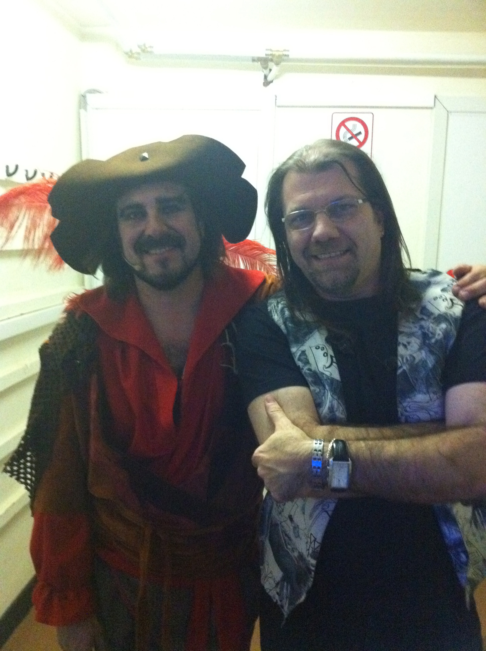 at Teatro Nuovo Milano (MI)
during the Musical "Pirates" 2011