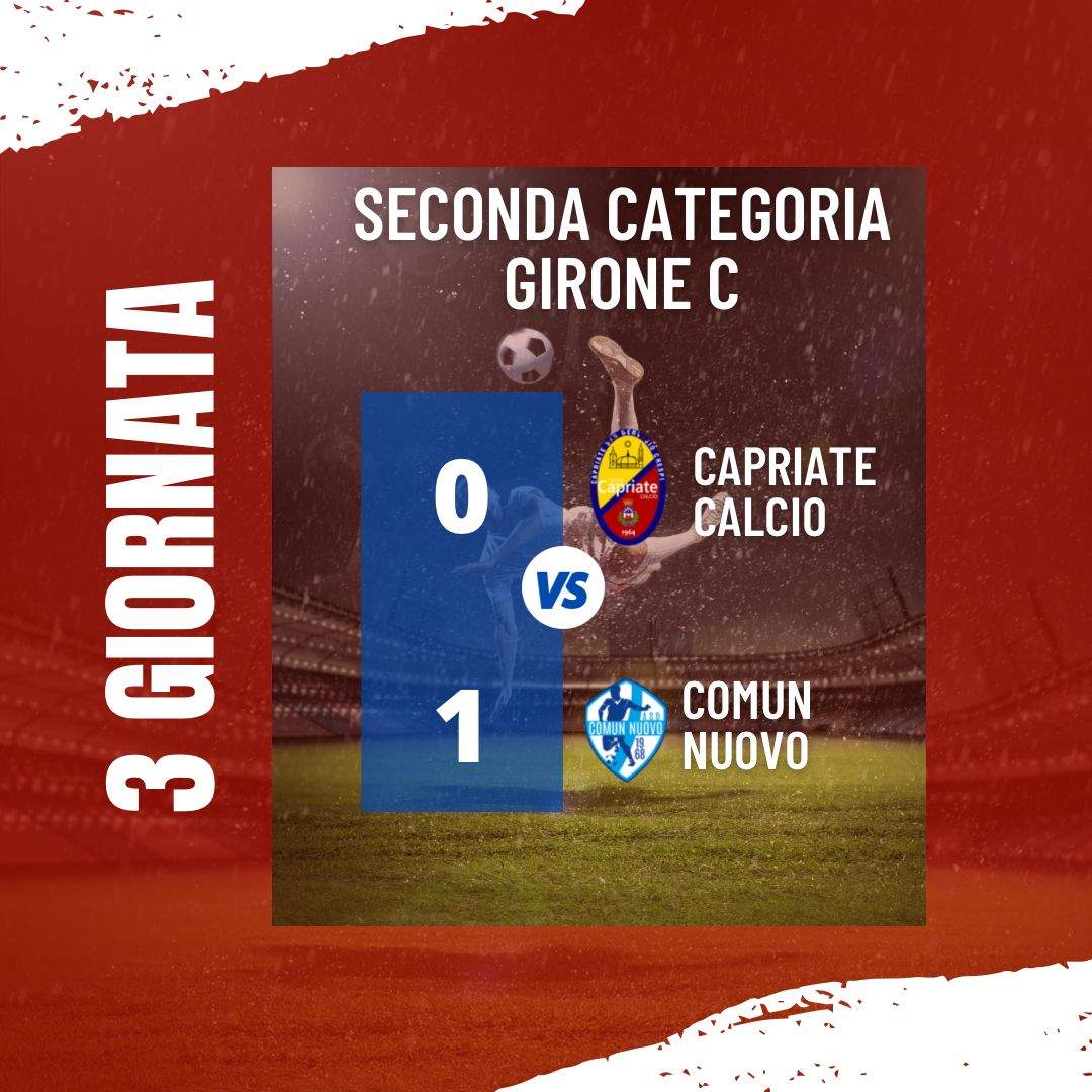 MATCH REVIEW: IL TABELLINO DI  CAPRIATE-COMUN NUOVO