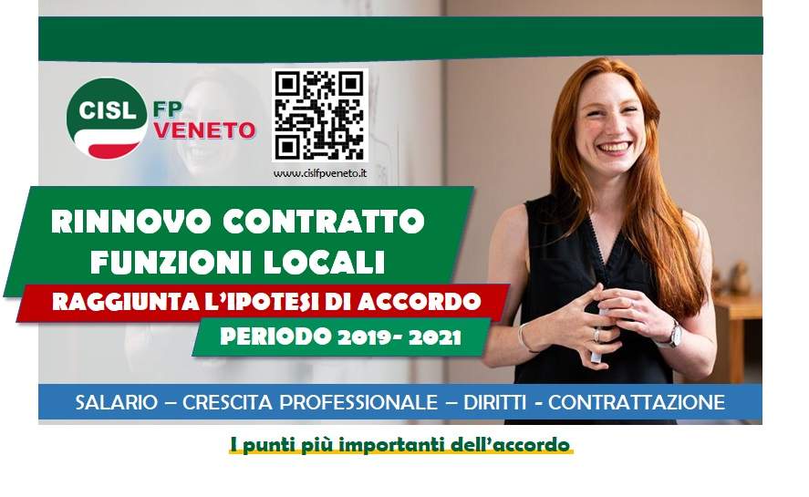 Cisl FP Veneto. Preintesa rinnovo CCNL Funzioni Locali. Altre informazioni e tabelle economiche