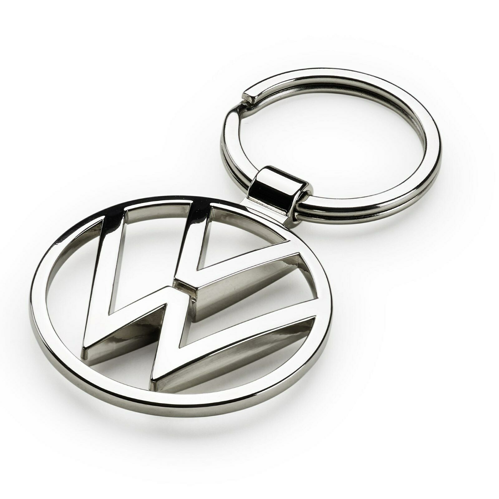 Portachiavi cromato con logo vw originale accessori Volkswagen