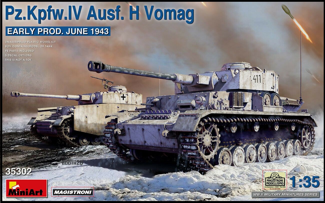Pz.Kpfw.IV Ausf .H VOMAG EARLY PROD. JUNE 1943