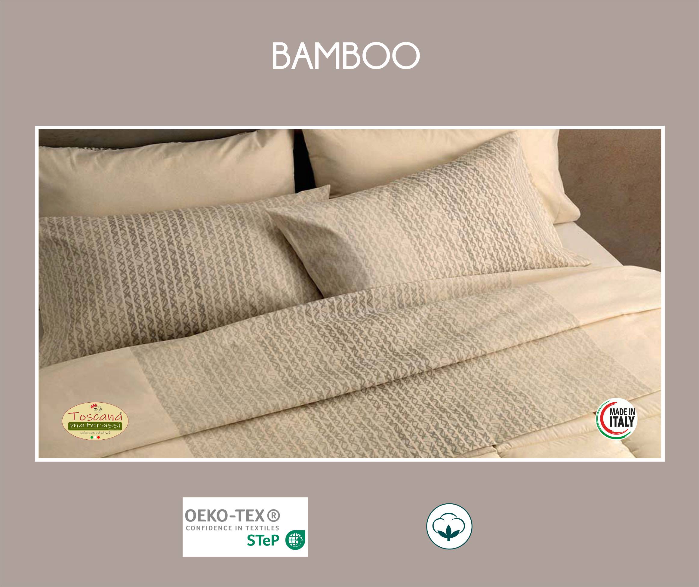 Ensemble de draps BAMBOO 100% pur coton