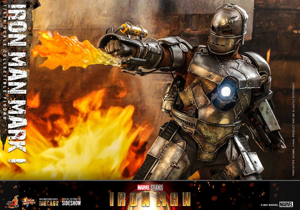 HOT TOYS Iron Man Movie Masterpiece Action Figure 1/6 Iron Man Mark I