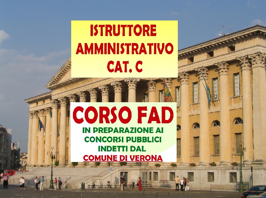 Concorso Amministrativi Cat. C Comune di Verona: parte il corso CISL FP di preparazione