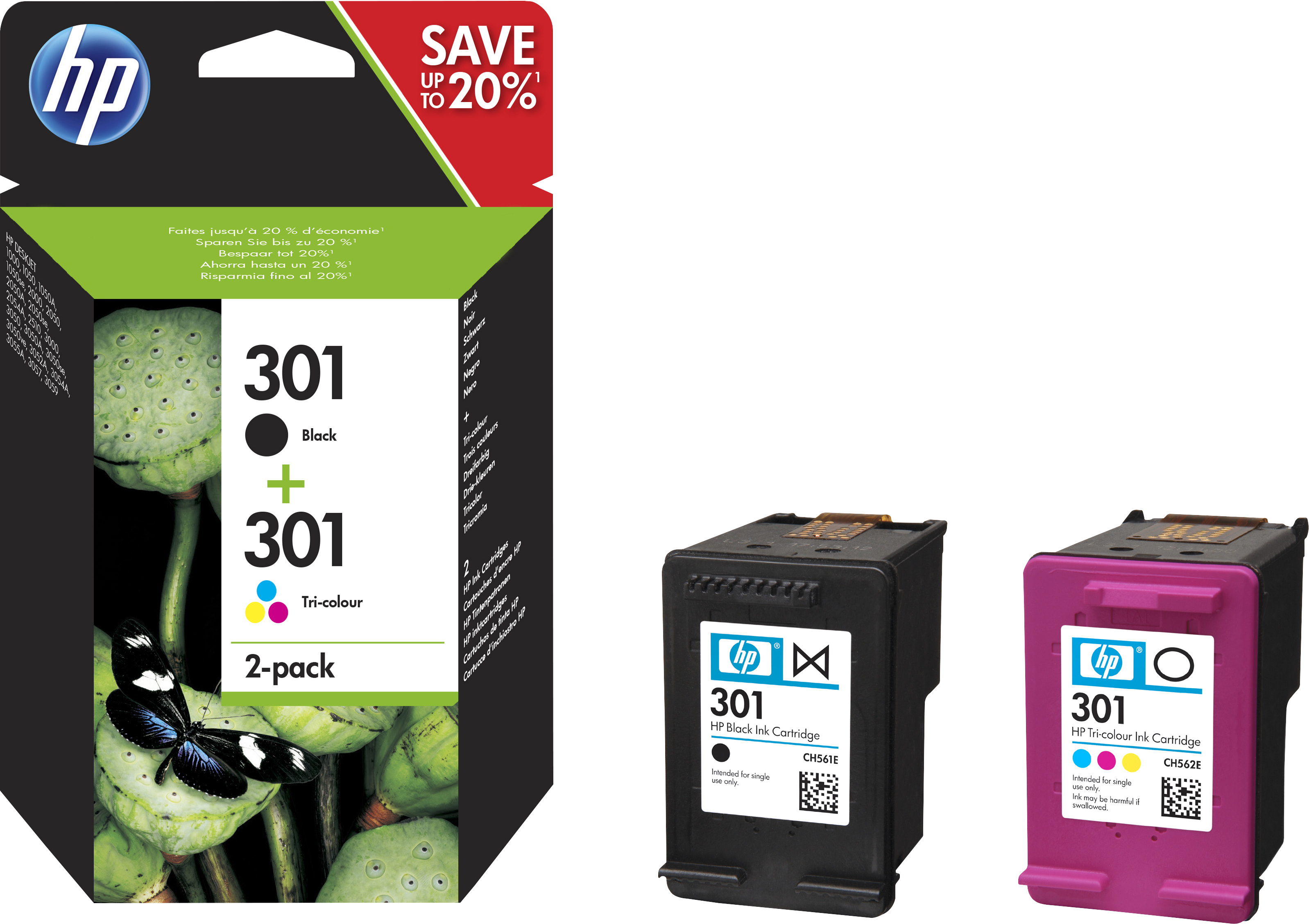 INK HP 301 N9J72AE CMYK DESKJET 2050