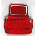 Corpo Luminoso Posteriore Rosso con  Catadriotto con Ghieretta in Alluminio per VESPA 50 90 SPRINT