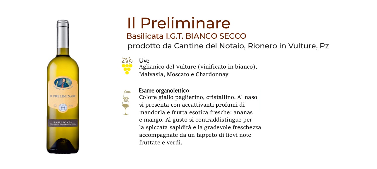 Il Preliminare Basilicata I.G.T. BIANCO SECCO 75 cl