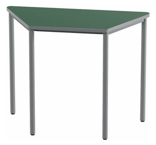 TAVOLO TRAPEZOIDALE VERDE 100X45X76