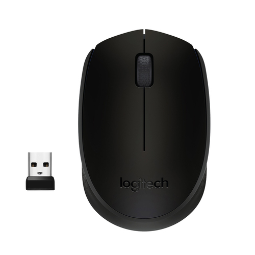 MOUSE M171 LOG OPTICAL USB BLACK LOGITECH WIRELESS