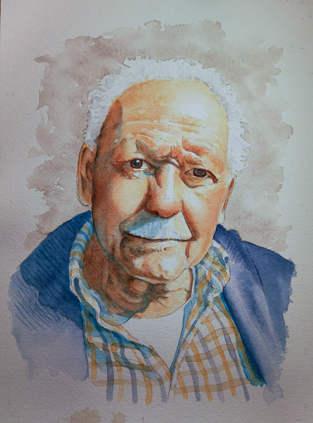 portrait of a proud old man