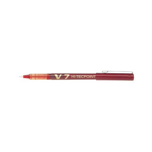 PILOT HI-TECPOINT V7 PENNA A GEL ROSSA