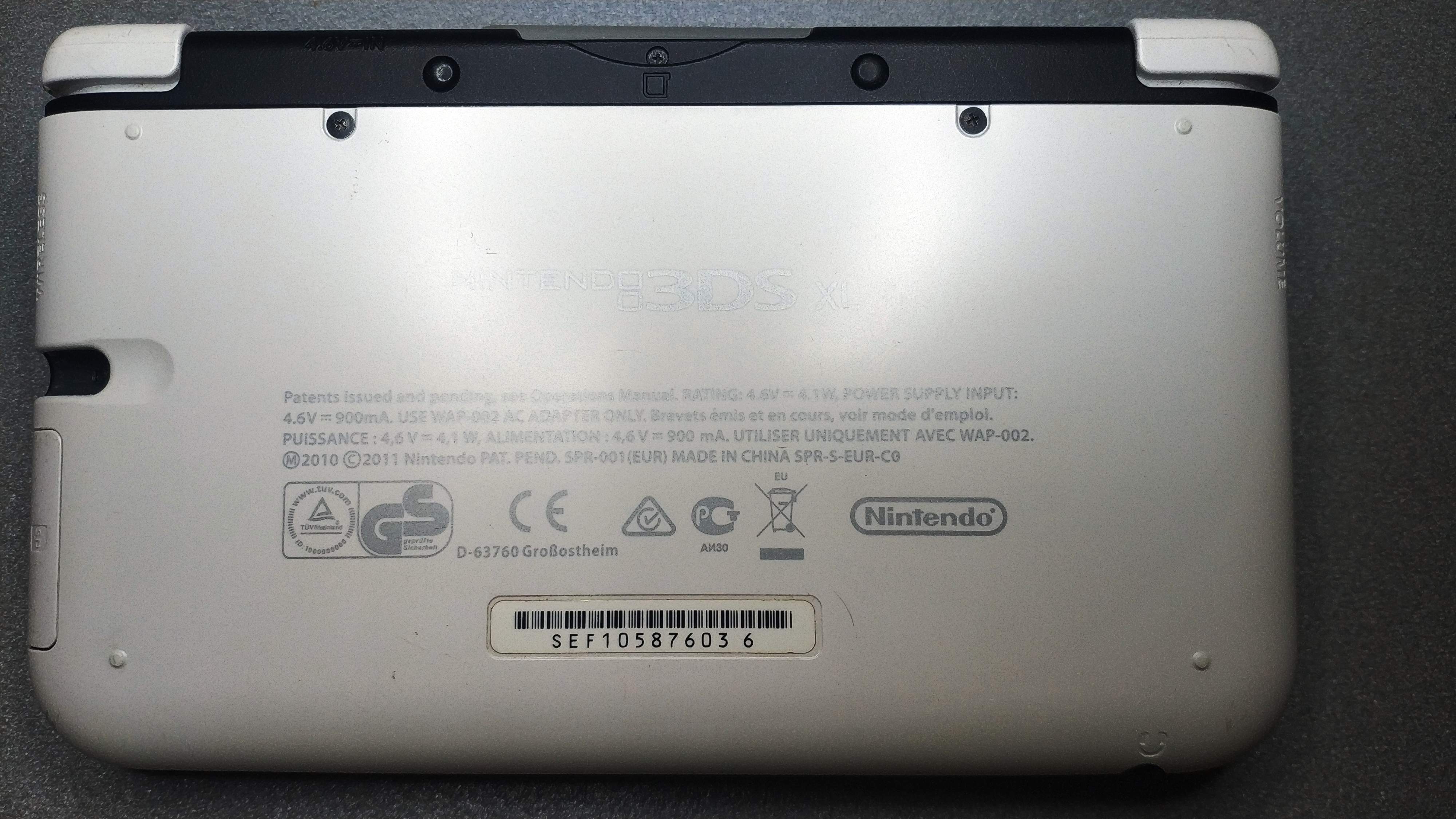 Nintendo 3ds XL BIANCO NERO INCLUSI Giochi 3DS DS