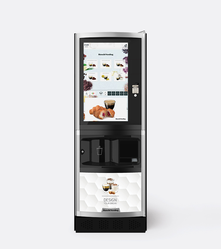 Bianchi Lei 700 macchina ultima generazione con touch screen da 21 pollici gruppo caffè innovativo