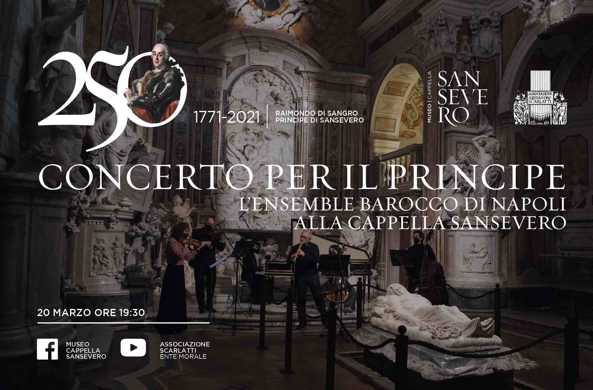 Il programma del concerto per il Principe di Sangro