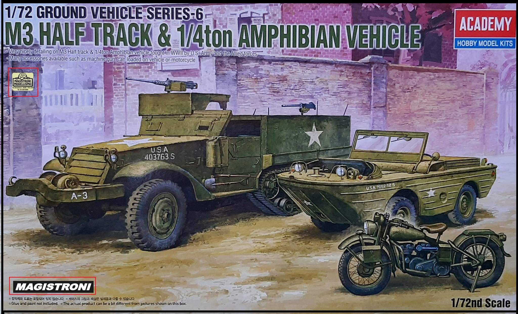 M3 HALF TRACK&1/4ton AMPHIBIAN VEHICLE
