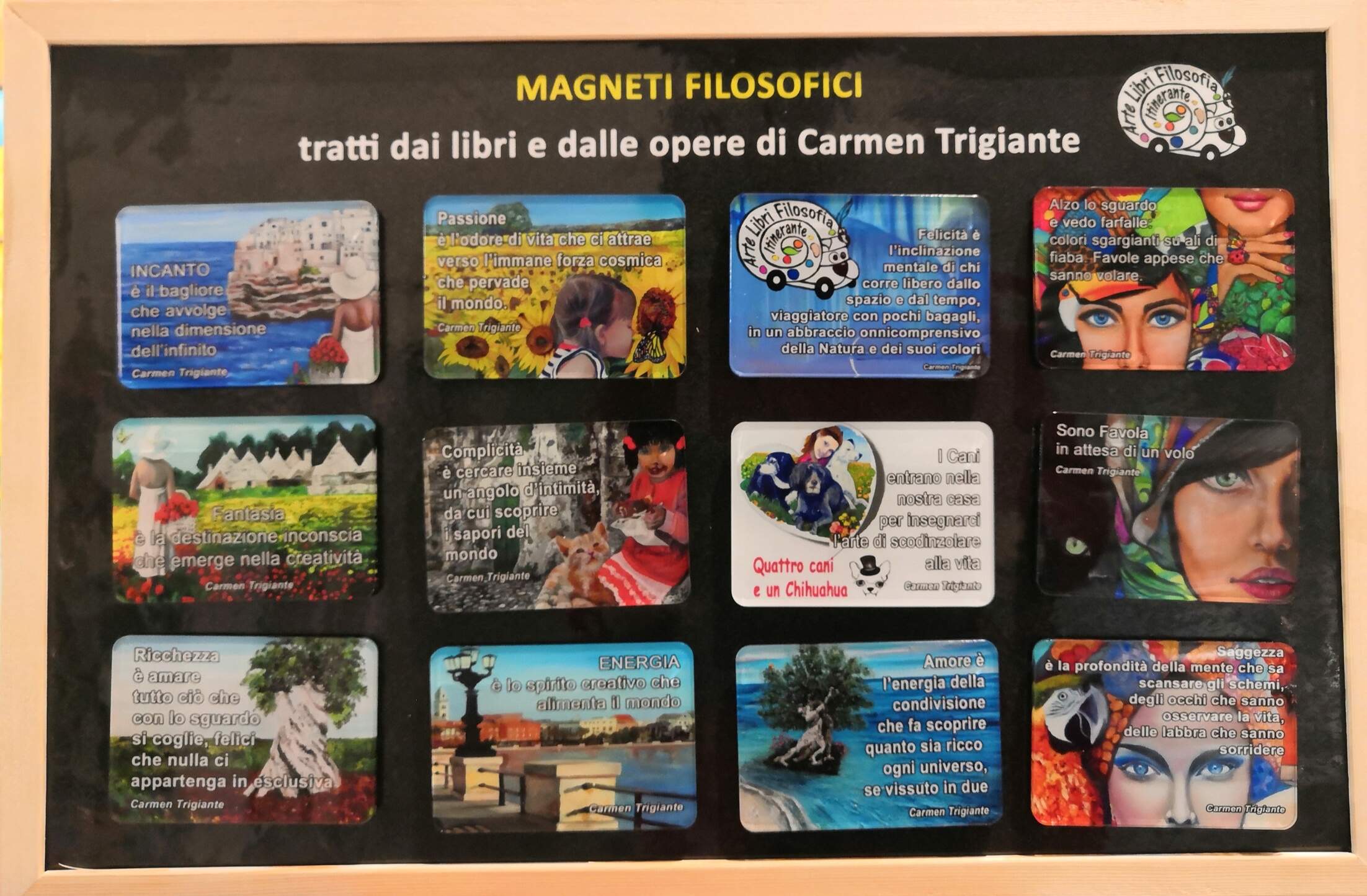 magneti filosofico d'arte Carmen Trigiante