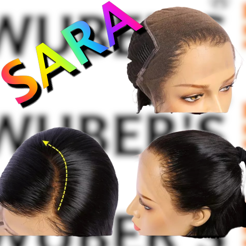 SARA - PARRUCCA CAPELLI VERI 100% REMY HAIR - LUNGHI LACE FRONT