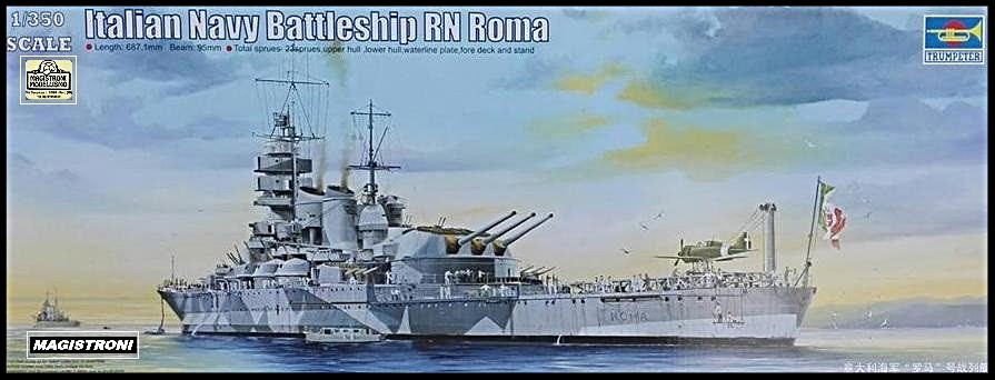 Italian Navy Battleship RN ROMA