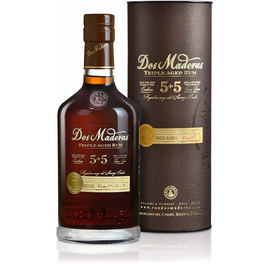 RUM DOS MADERAS TRIPLE AGED 5+5 ANOS WILLIAMS & HUMBERT 0,70 LT AST.