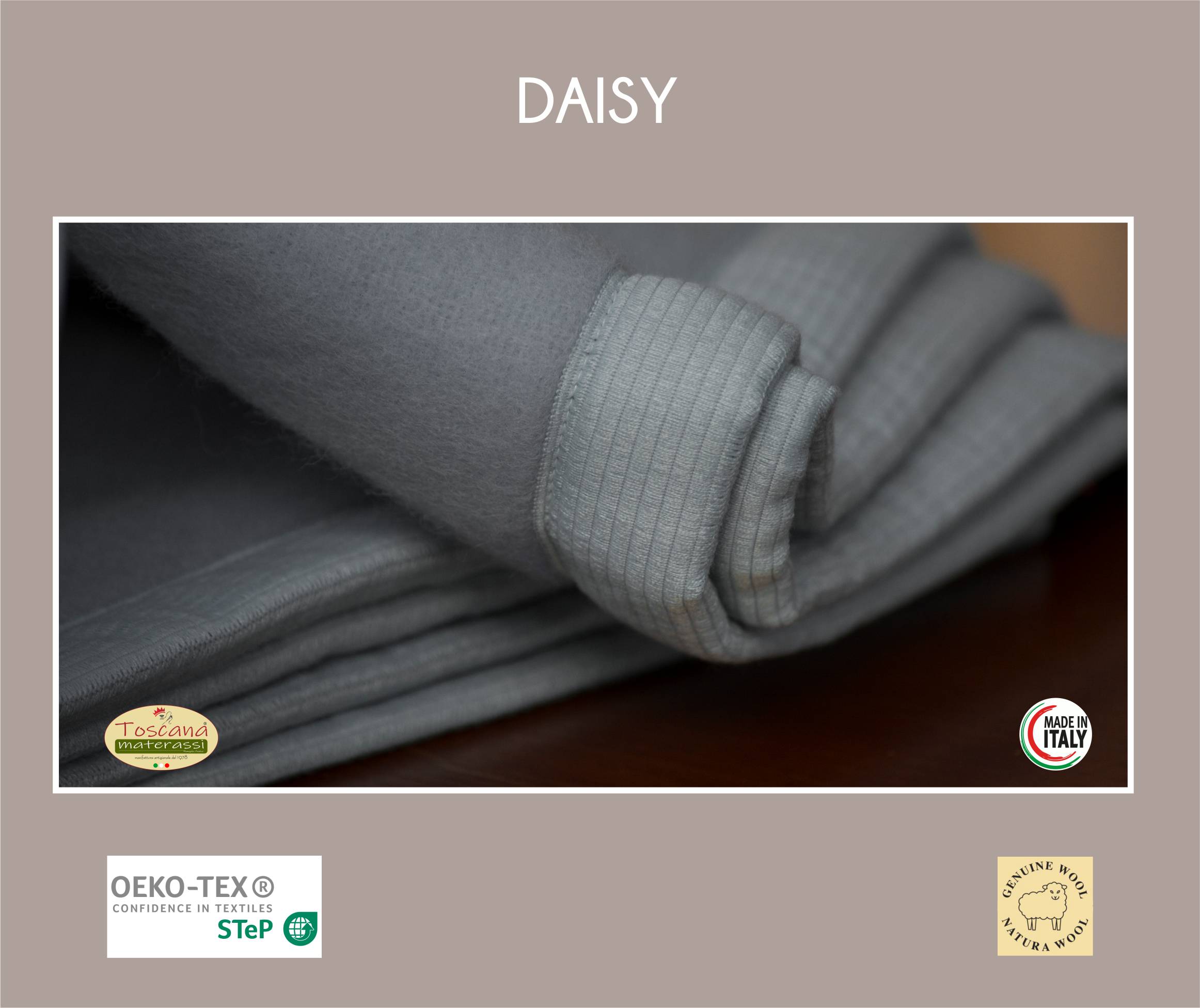 Coperta DAISY, 100% pura lana