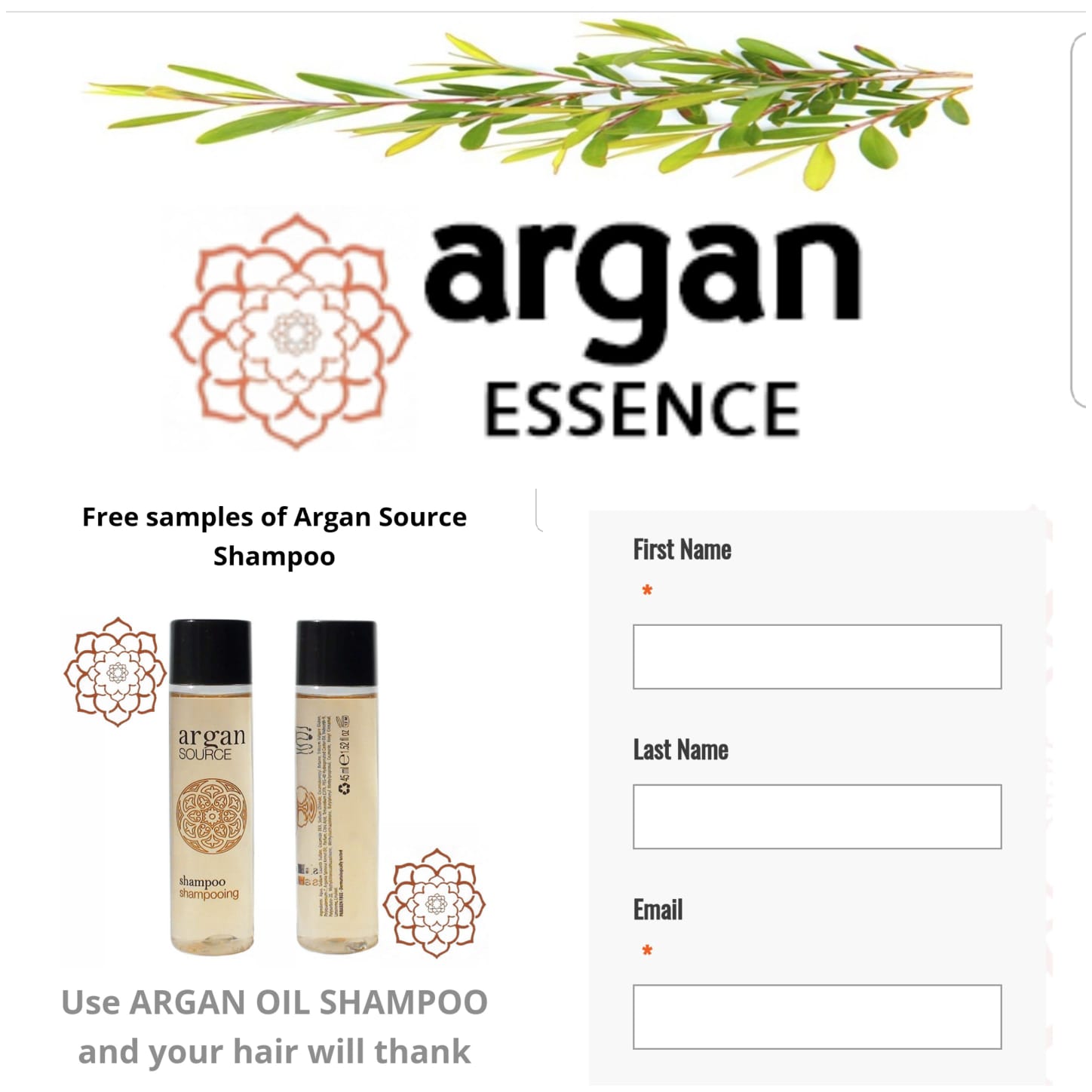 Argan Oil Shampoo Campioncini Omaggio