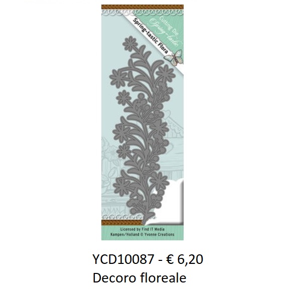 Fustelle decori - YCD10087 Decoro floreale