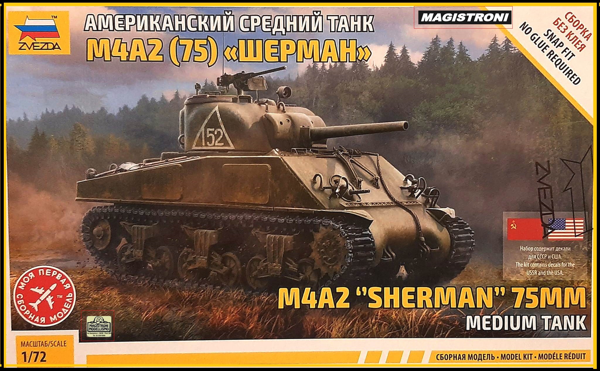 M4A2 "SHERMAN" 75mm MEDIUM TANK