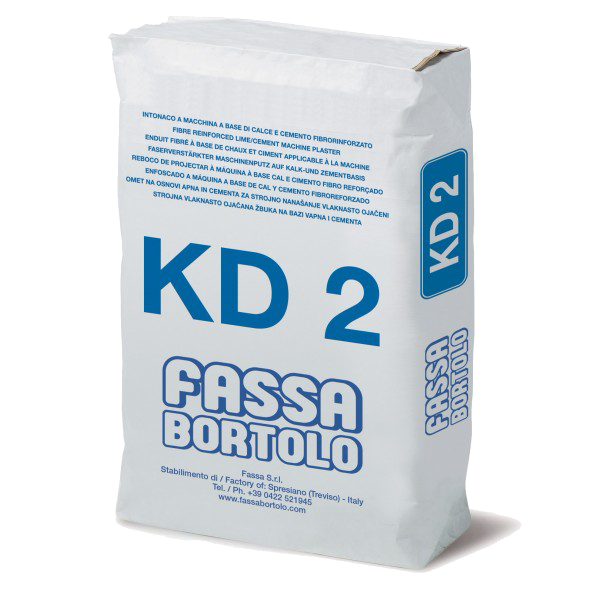 FASSA BORTOLO - KD2 Intonaco di fondo fibrorinforzato