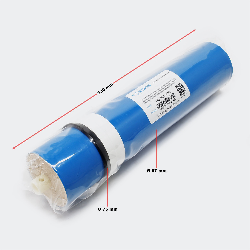 MEMBRANA PER DEPURATORE OSMOSI 400RO / 400GPD Votron 400G RO 1500l / giorno