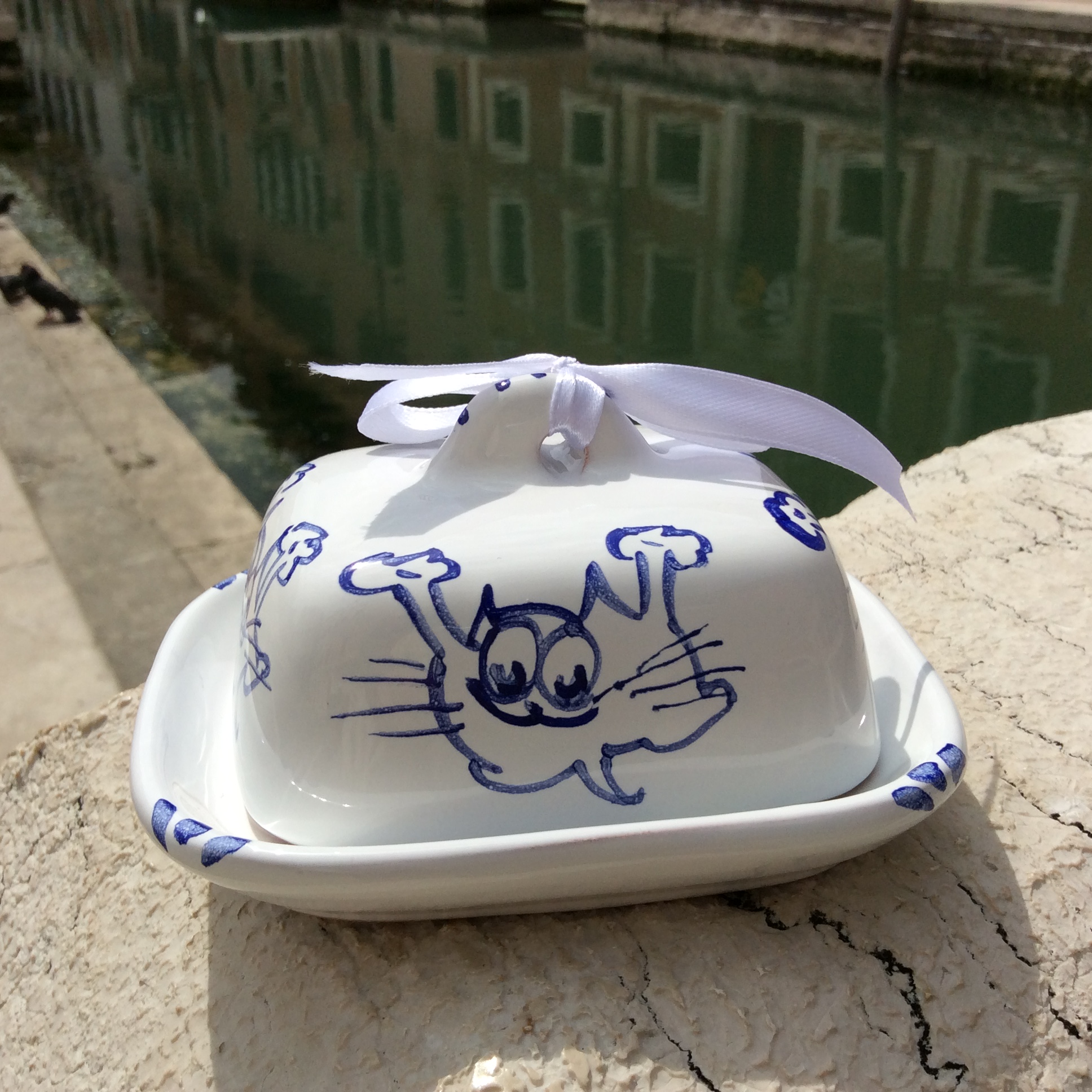 butter dish cats 12 cm