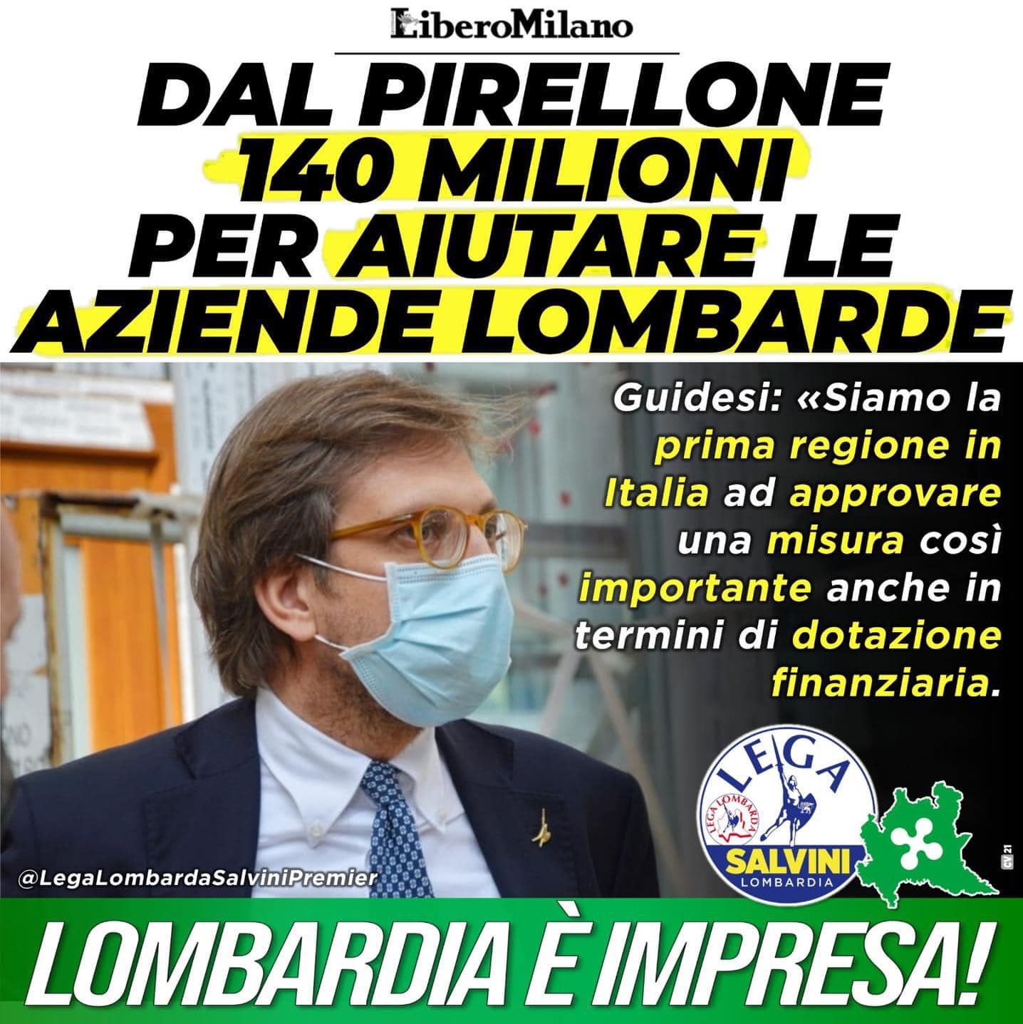 BANDO PATRIMONIO IMPRESA, TREZZANI: “140 MILIONI DALLA REGIONE PER SOSTENERE E RILANCIARE LE IMPRESE LOMBARDE”