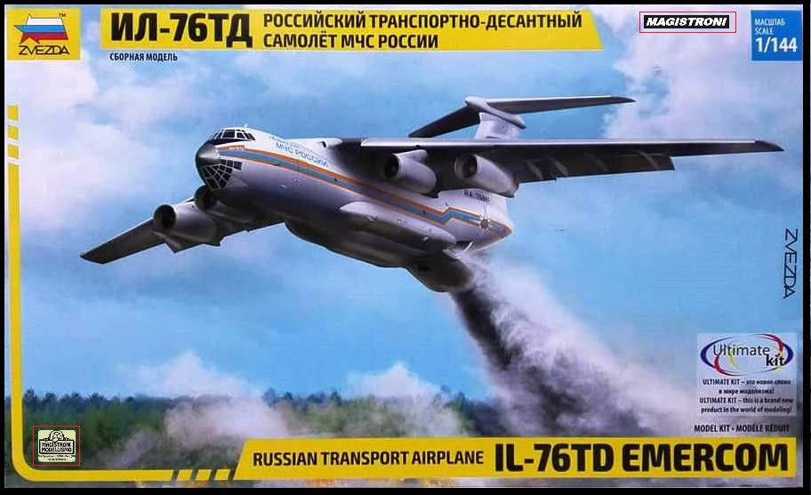 Russian Transporte Airplane IL-76TD EMERCOM