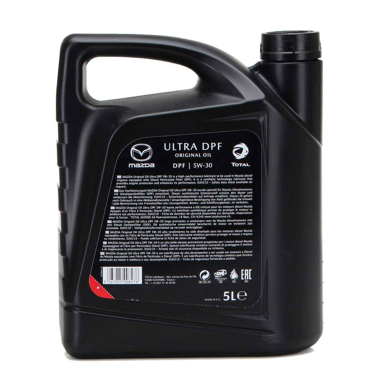 Olio motore Mazda Ultra Dpf 5W30 sintetico (confezione da 5 litri)