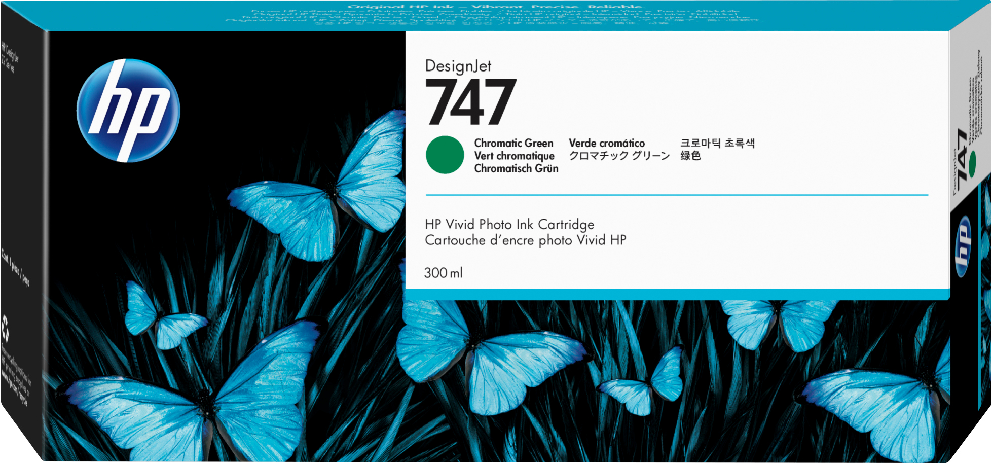 INK HP 747 VERDE DJ Z9 300ML