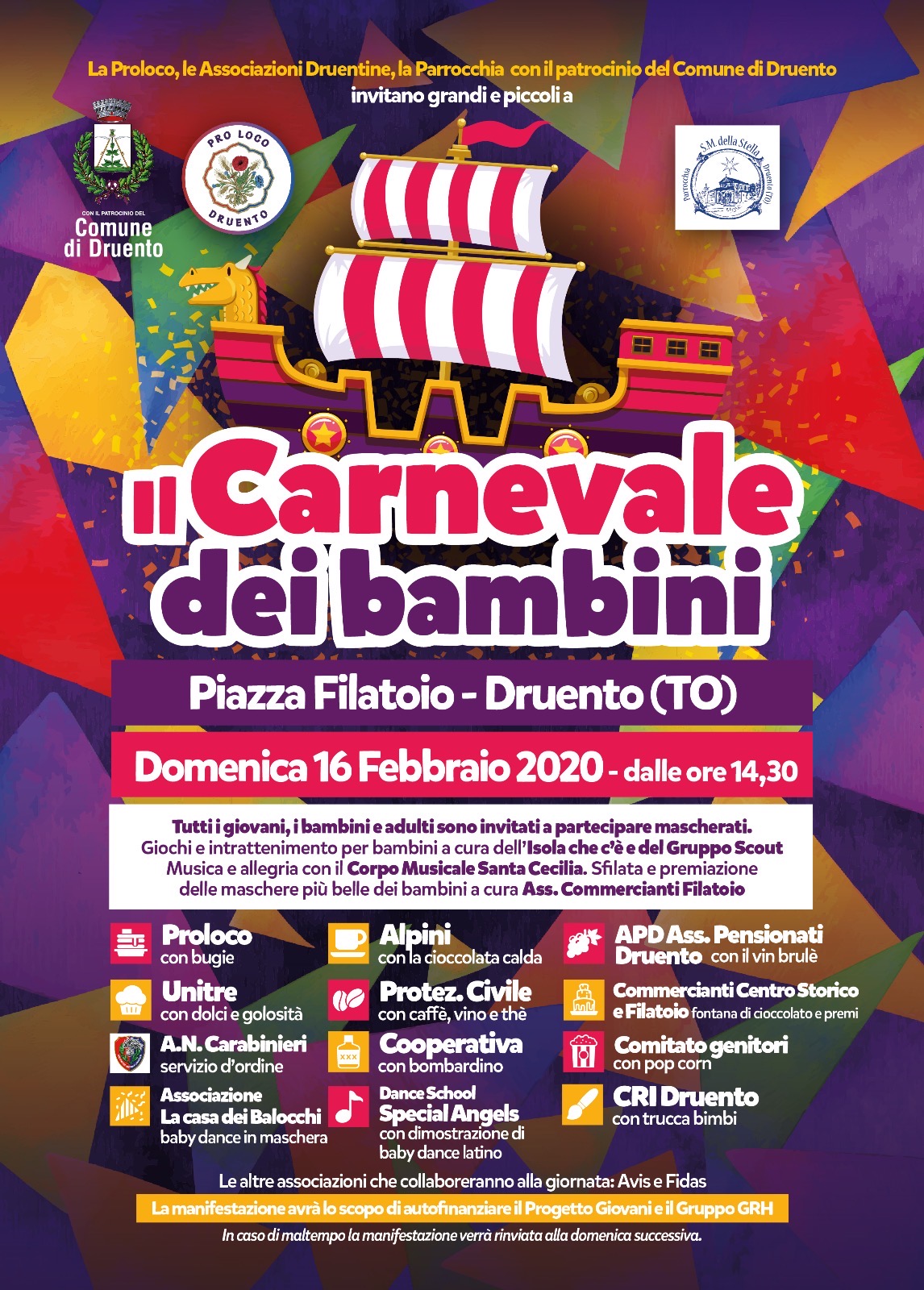Locandina Il Carnevale dei bambini 2020