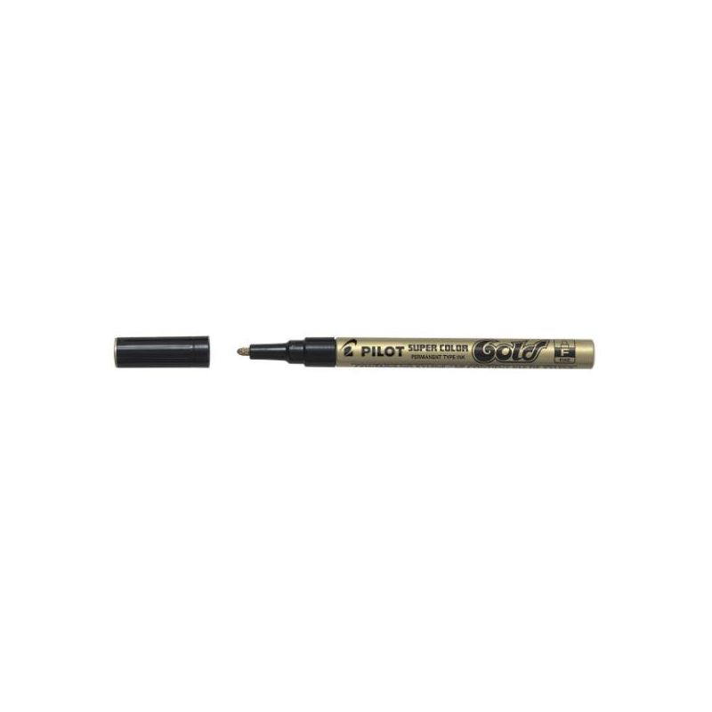 PILOT SUPER COLOR MARCATORE A VERNICE PUNTA FINE F ORO