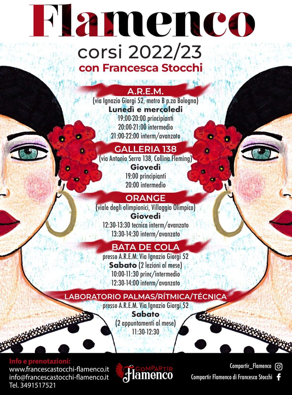 Da settembre nuovi corsi di flamenco a Roma con Francesca Stocchi