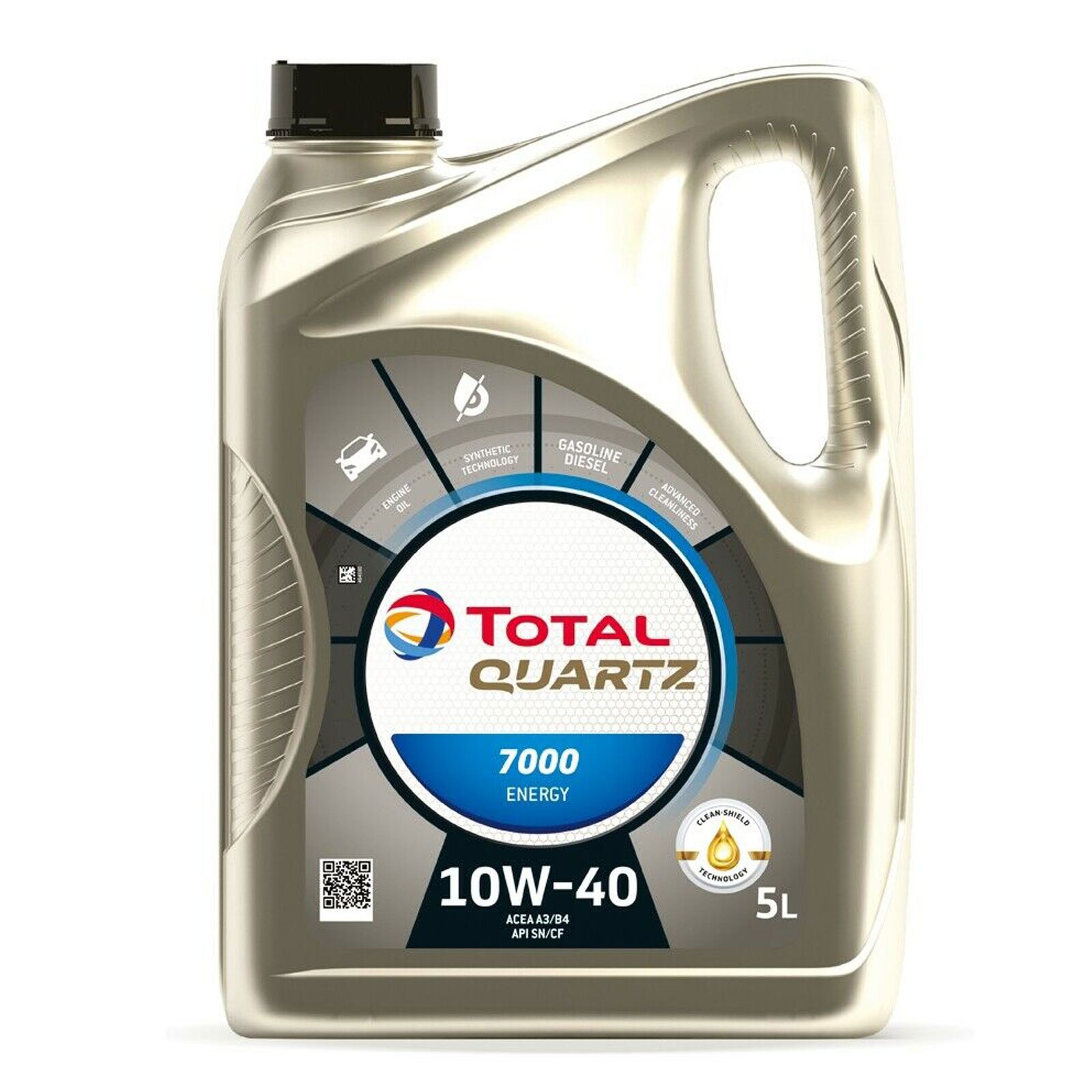 Olio motore Total 10W-40 Quartz 7000 Energy (5 Litri)