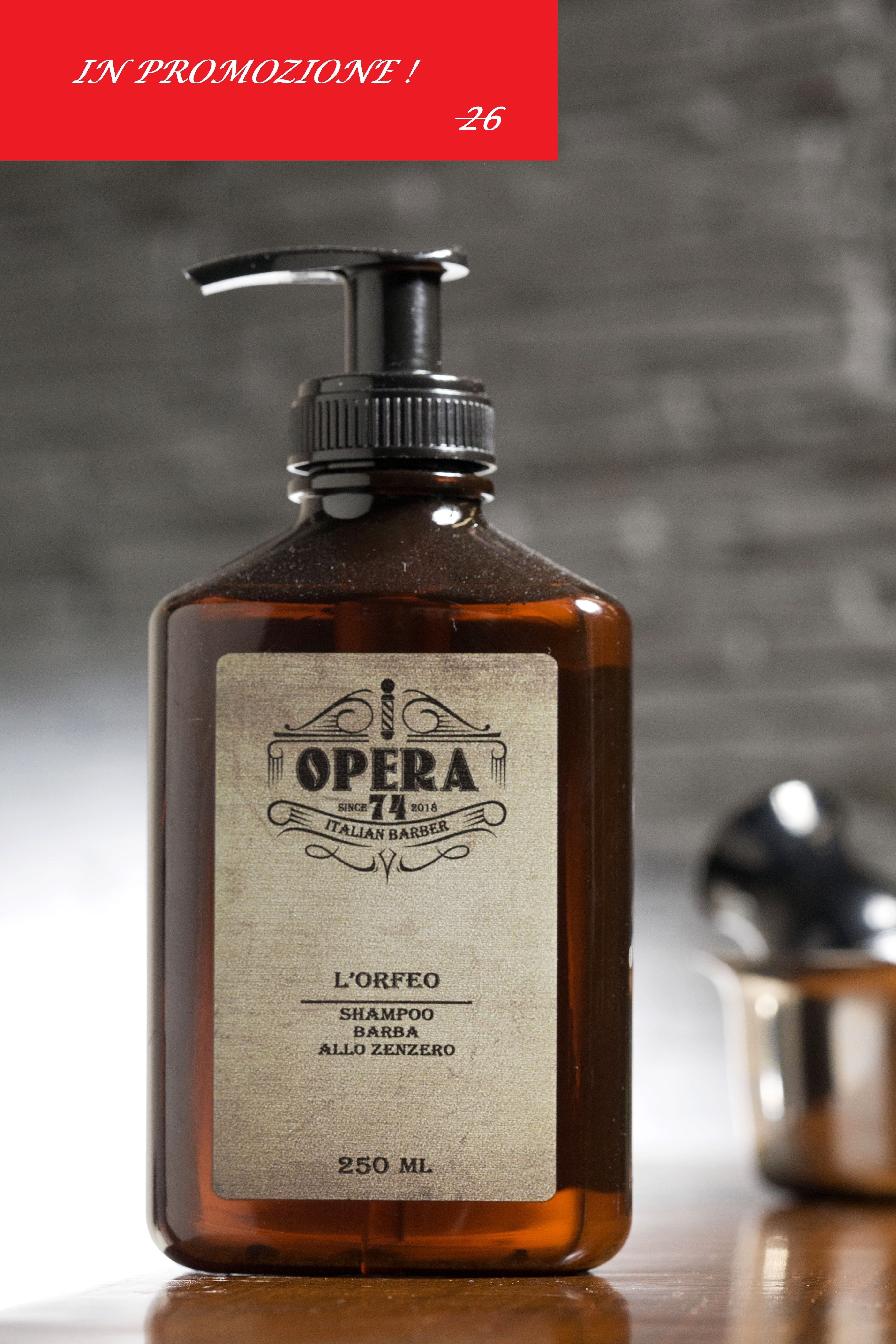 Opera 74 | L'ORFEO - Shampoo barba allo zenzero - 250ml