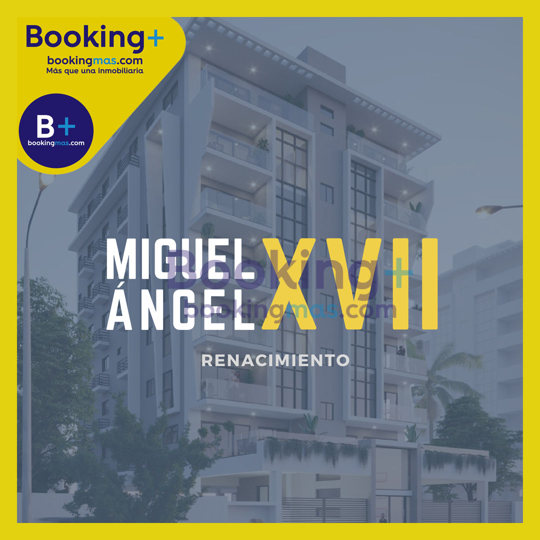 BMI 601/602 Apartamento en Venta, Nivel 6 - MIGUEL ÁNGEL XVII - Renacimiento - Santo Domingo - RD