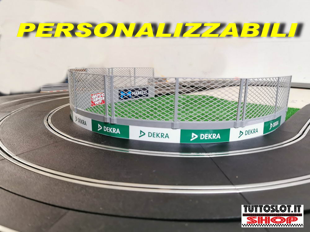 Barriere a rete per pista Polistil 5pz - Track barrier fencing for Polistil track