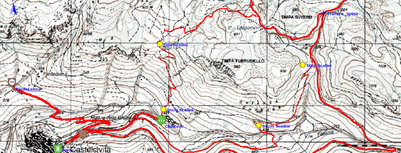 Alburni_Sud, Zona_CapoLaScalafino ai 900 m)