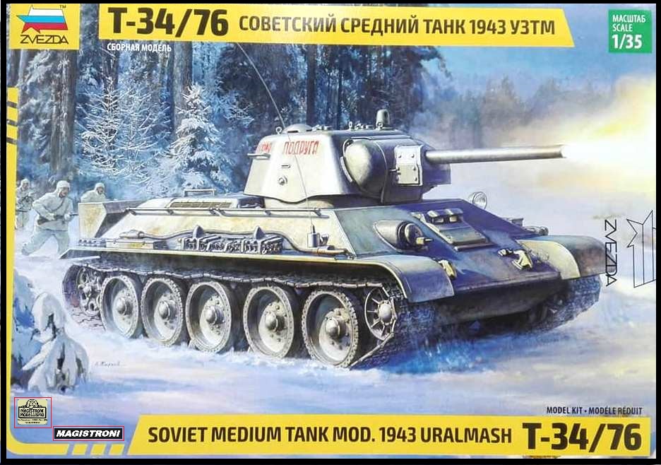 T-34/76Soviet Medium Tank Mod. 1943 URALMASH