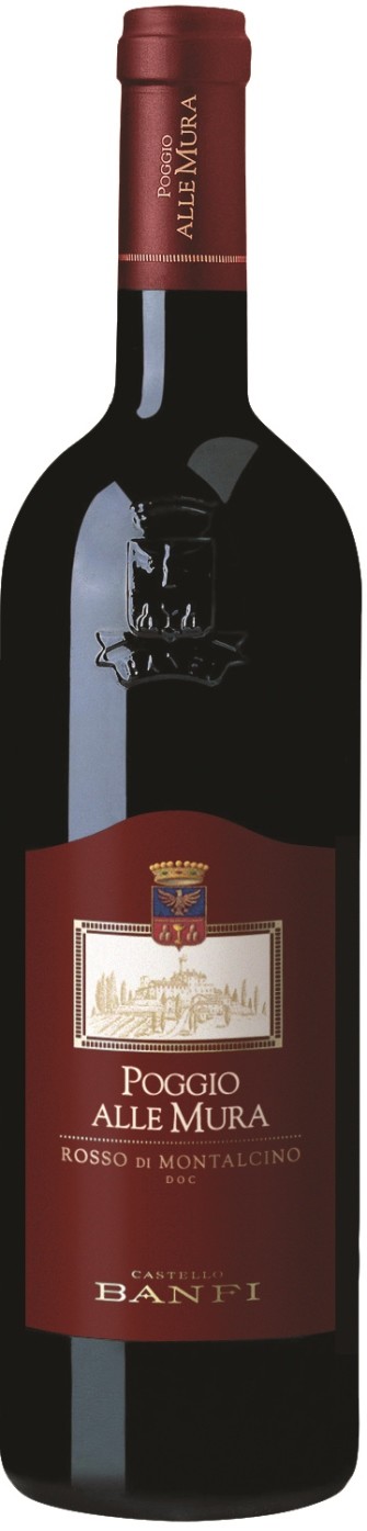 Rosso di Montalcino DOC POGGIO ALLE MURA Lt. 0,75 Castello Banfi