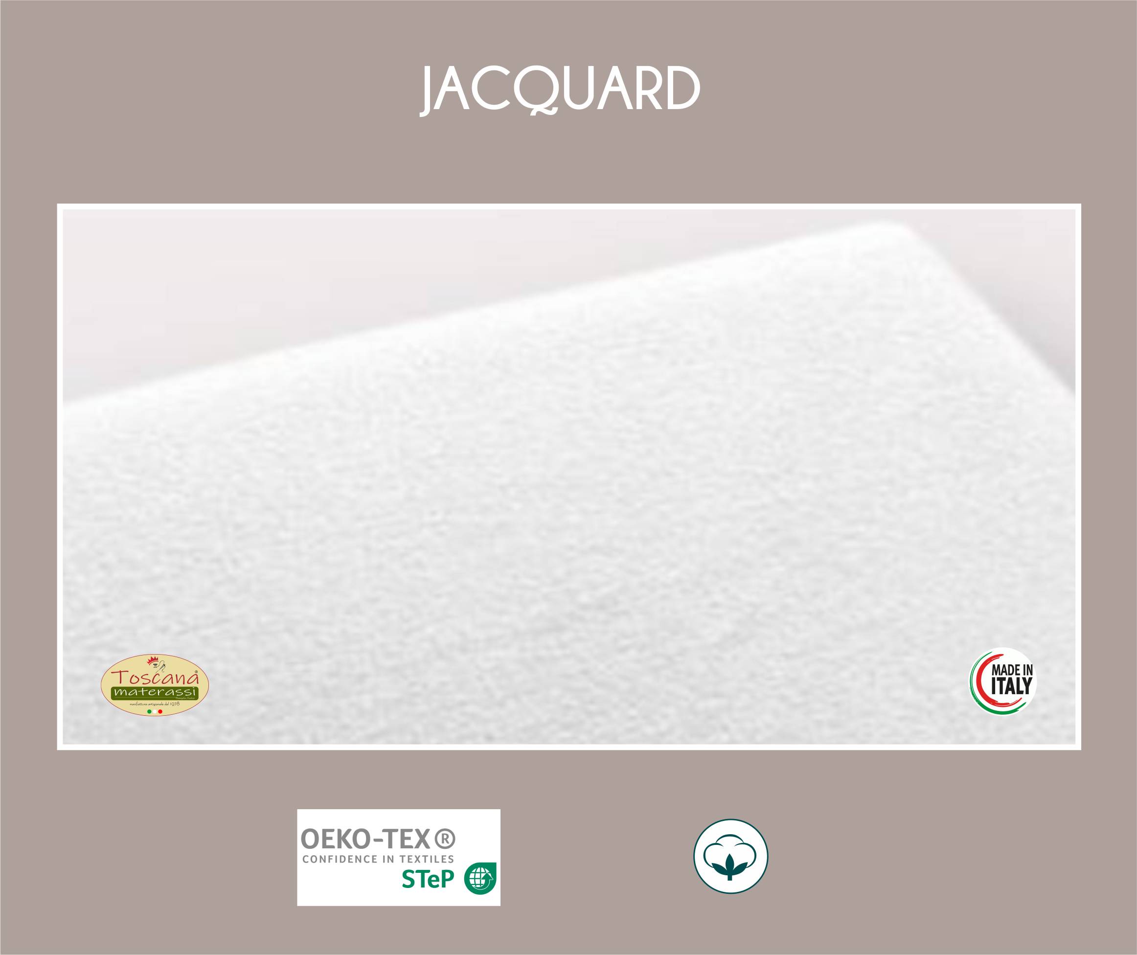 JACQUARD pillow cover 100% pure cotton terry (pair)