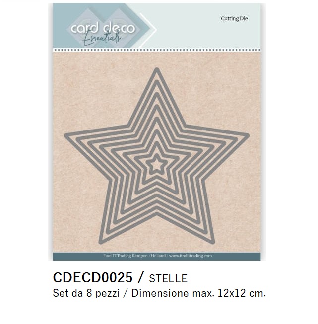 Fustelle geometriche-CDECD0025-Stelle